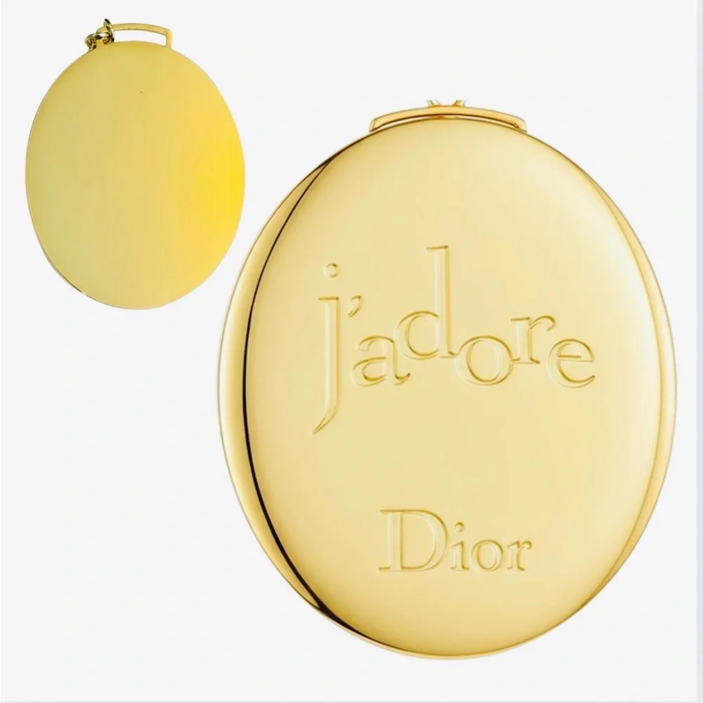 J’ADORE DIOR Golden Tone w/Matching 3 Link Chain Wristlet, NWOT